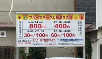 フルーツパーク上新庄３丁目